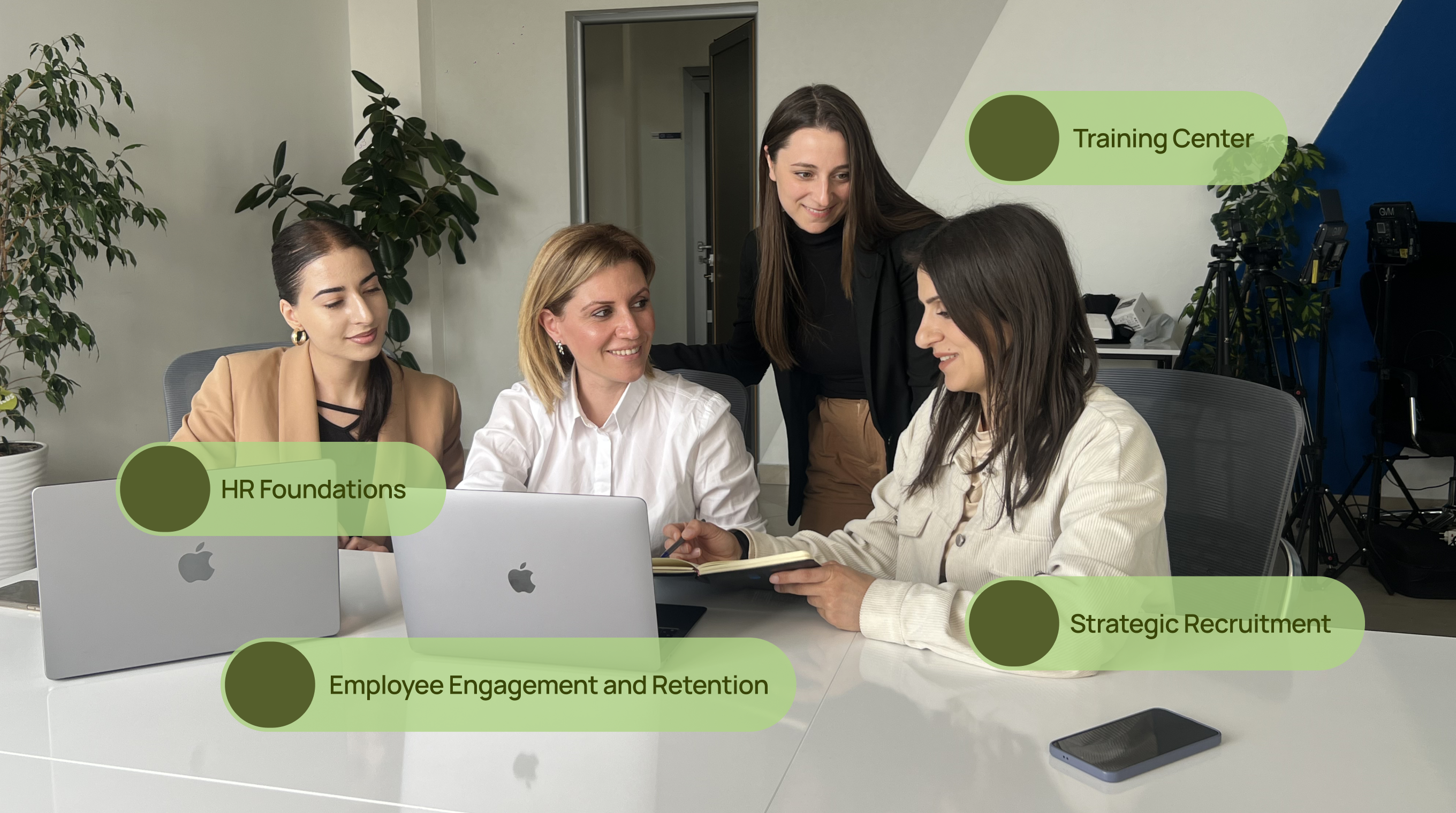 Person interacting with iPhone